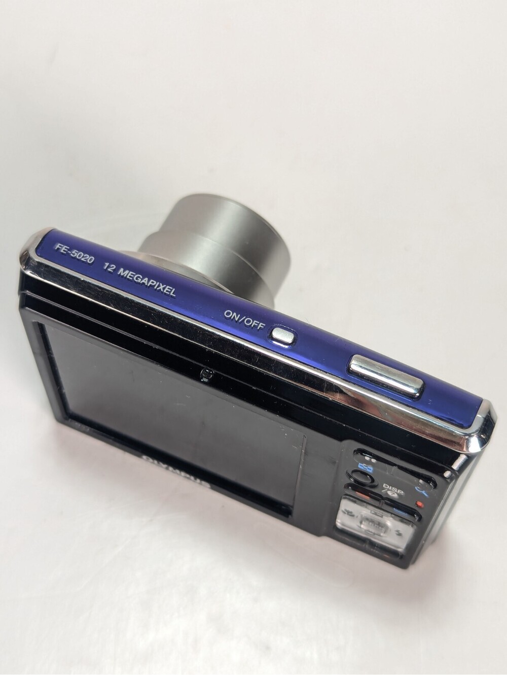 Olympus FE-5020 12MP Digital Camera Battery & Charger & Memory Card Purple - Picture 5 of 14